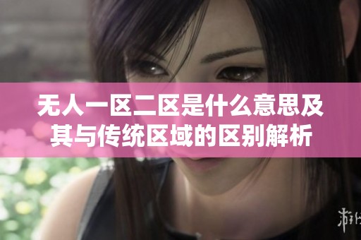 无人一区二区是什么意思及其与传统区域的区别解析
