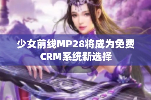 少女前线MP28将成为免费CRM系统新选择