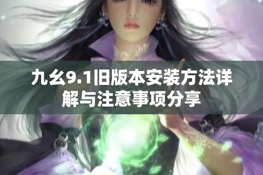 九幺9.1旧版本安装方法详解与注意事项分享