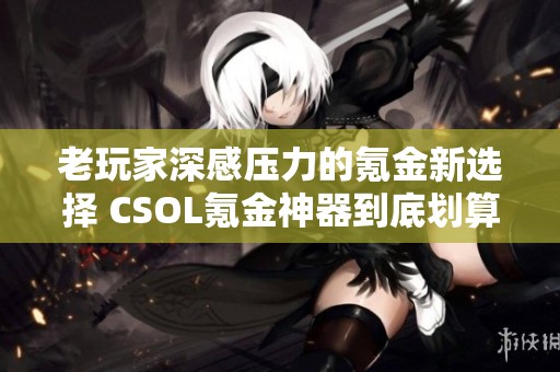老玩家深感压力的氪金新选择 CSOL氪金神器到底划算吗
