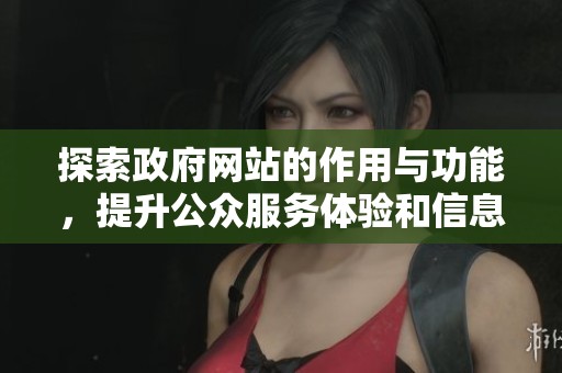 探索政府网站的作用与功能，提升公众服务体验和信息获取效率