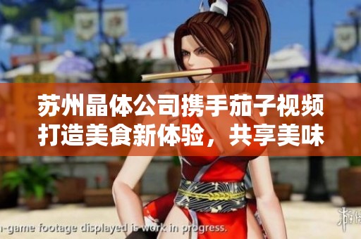 苏州晶体公司携手茄子视频打造美食新体验，共享美味生活
