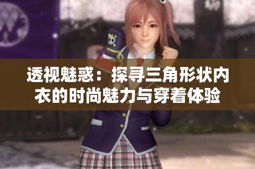 透视魅惑：探寻三角形状内衣的时尚魅力与穿着体验