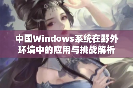 中国Windows系统在野外环境中的应用与挑战解析