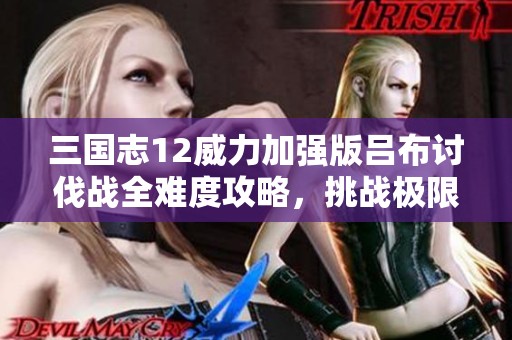 三国志12威力加强版吕布讨伐战全难度攻略，挑战极限获胜秘籍分享