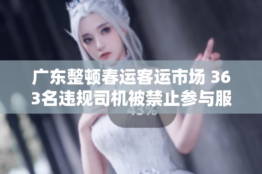 广东整顿春运客运市场 363名违规司机被禁止参与服务