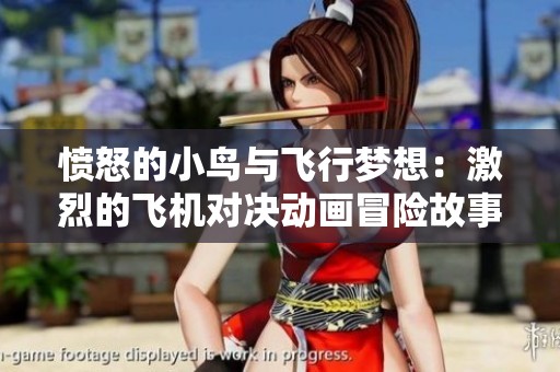 愤怒的小鸟与飞行梦想：激烈的飞机对决动画冒险故事