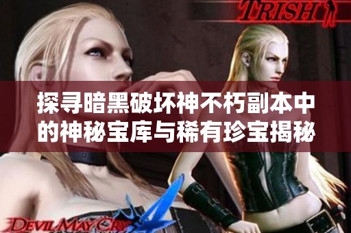 探寻暗黑破坏神不朽副本中的神秘宝库与稀有珍宝揭秘