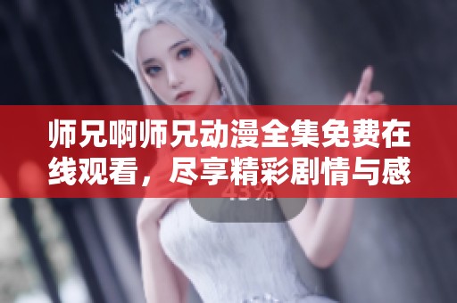 师兄啊师兄动漫全集免费在线观看，尽享精彩剧情与感人故事