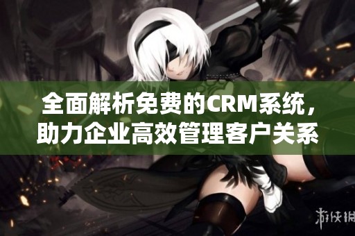 全面解析免费的CRM系统，助力企业高效管理客户关系