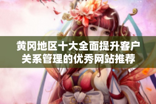 黄冈地区十大全面提升客户关系管理的优秀网站推荐