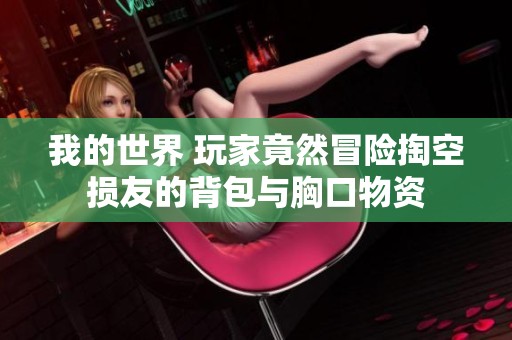 我的世界 玩家竟然冒险掏空损友的背包与胸口物资