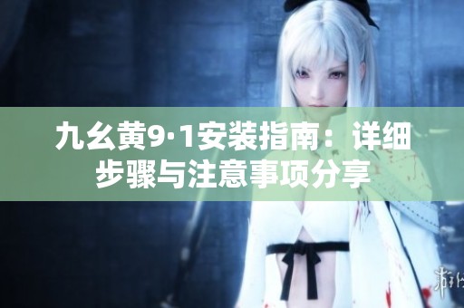 九幺黄9·1安装指南：详细步骤与注意事项分享
