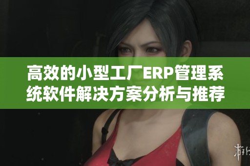 高效的小型工厂ERP管理系统软件解决方案分析与推荐