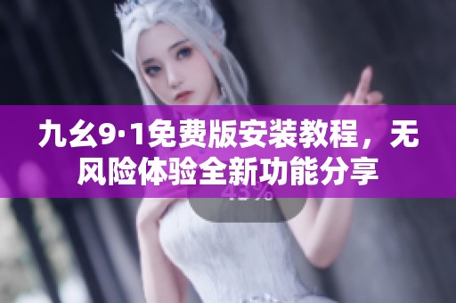 九幺9·1免费版安装教程，无风险体验全新功能分享