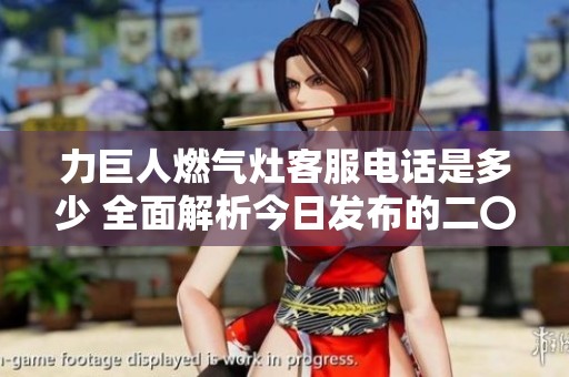 力巨人燃气灶客服电话是多少 全面解析今日发布的二〇二四金融街信息