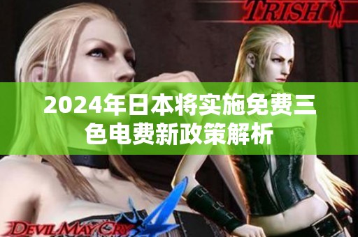 2024年日本将实施免费三色电费新政策解析