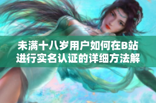 未满十八岁用户如何在B站进行实名认证的详细方法解析