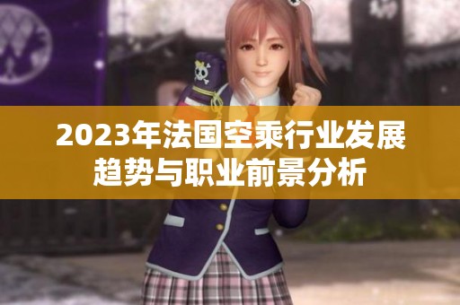 2023年法国空乘行业发展趋势与职业前景分析