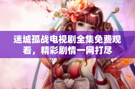 迷城孤战电视剧全集免费观看，精彩剧情一网打尽