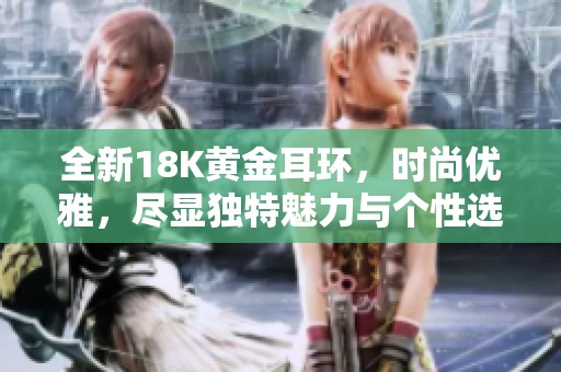 全新18K黄金耳环，时尚优雅，尽显独特魅力与个性选购攻略