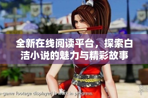 全新在线阅读平台，探索白洁小说的魅力与精彩故事