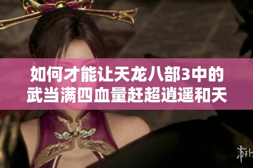 如何才能让天龙八部3中的武当满四血量赶超逍遥和天龙呢
