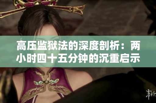 高压监狱法的深度剖析：两小时四十五分钟的沉重启示