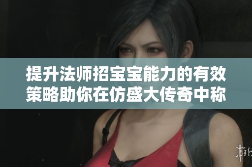 提升法师招宝宝能力的有效策略助你在仿盛大传奇中称霸游戏