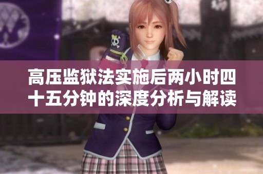 高压监狱法实施后两小时四十五分钟的深度分析与解读