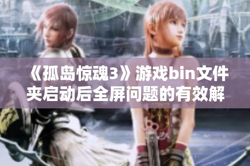 《孤岛惊魂3》游戏bin文件夹启动后全屏问题的有效解决方案
