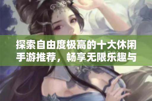 探索自由度极高的十大休闲手游推荐，畅享无限乐趣与创意