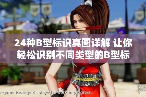 24种B型标识真图详解 让你轻松识别不同类型的B型标志
