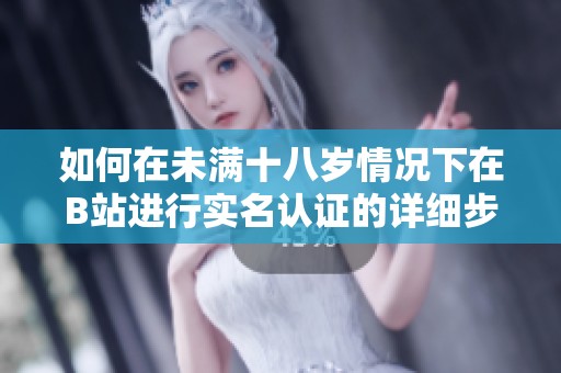 如何在未满十八岁情况下在B站进行实名认证的详细步骤解析