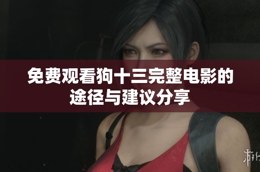 免费观看狗十三完整电影的途径与建议分享